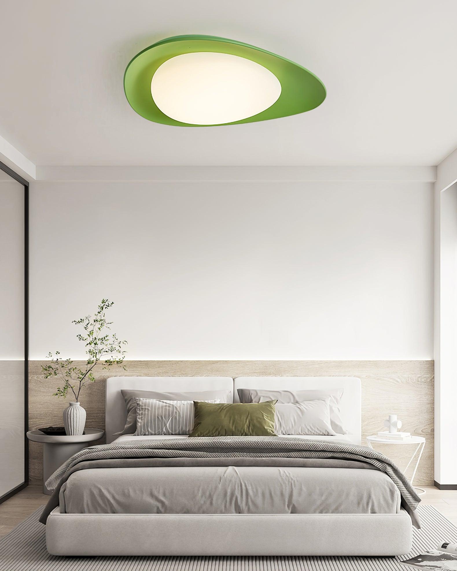 Tonia Resin Round Flush Mount LED Ceiling Light for Modern Interior Decor