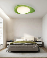 Tonia Resin Round Flush Mount LED Ceiling Light for Modern Interior Decor