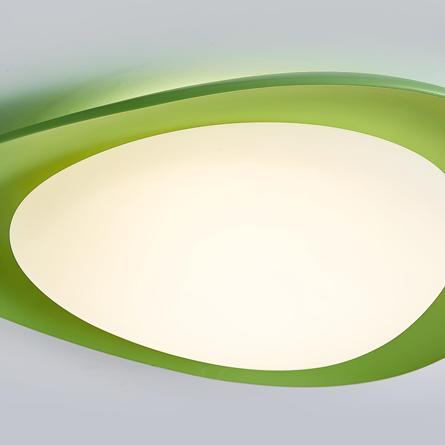 Tonia Resin Round Flush Mount LED Ceiling Light for Modern Interior Decor