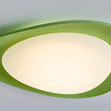 Tonia Resin Round Flush Mount LED Ceiling Light for Modern Interior Decor