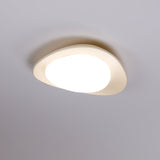 Tonia Resin Round Flush Mount LED Ceiling Light for Modern Interior Decor