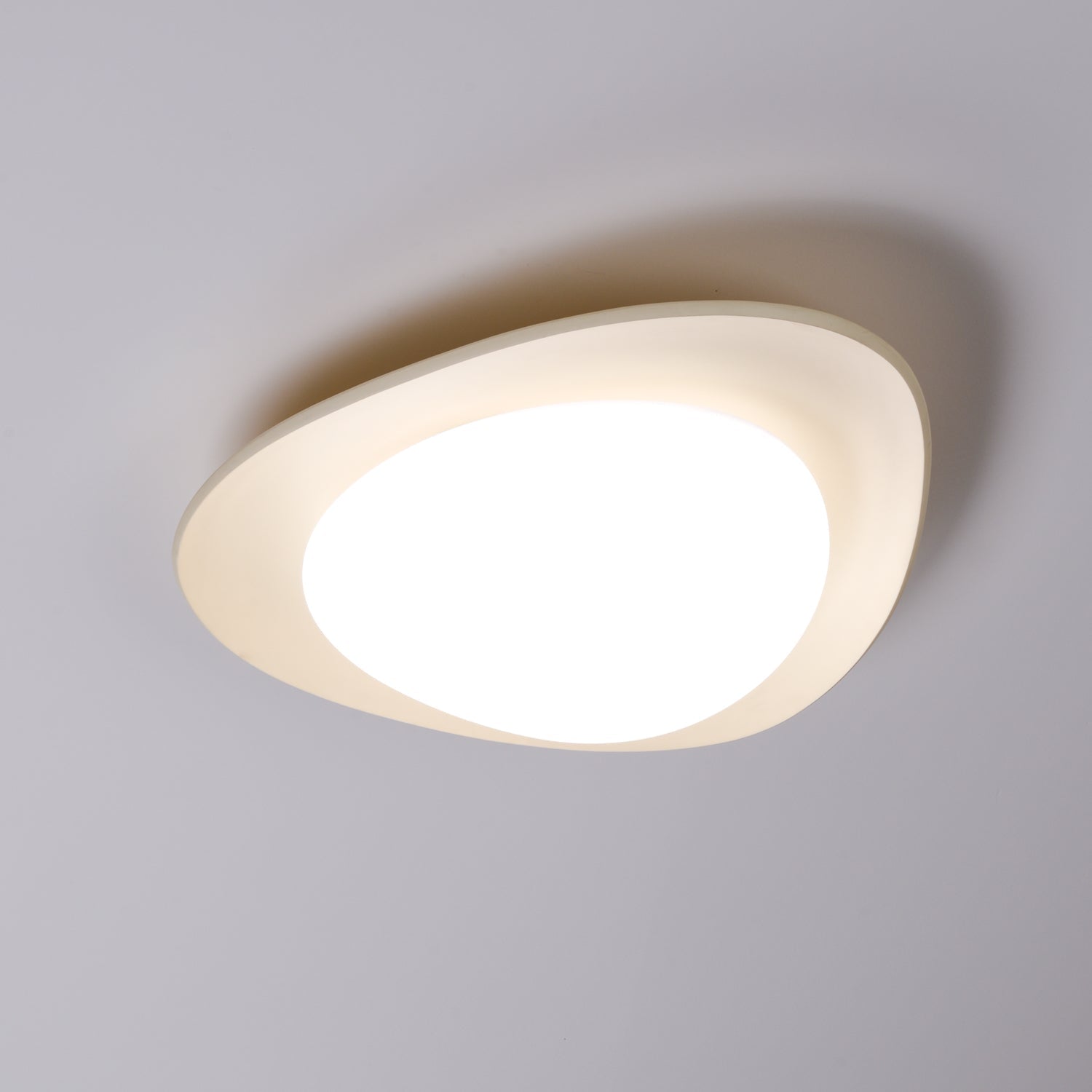 Tonia Resin Round Flush Mount LED Ceiling Light for Modern Interior Decor
