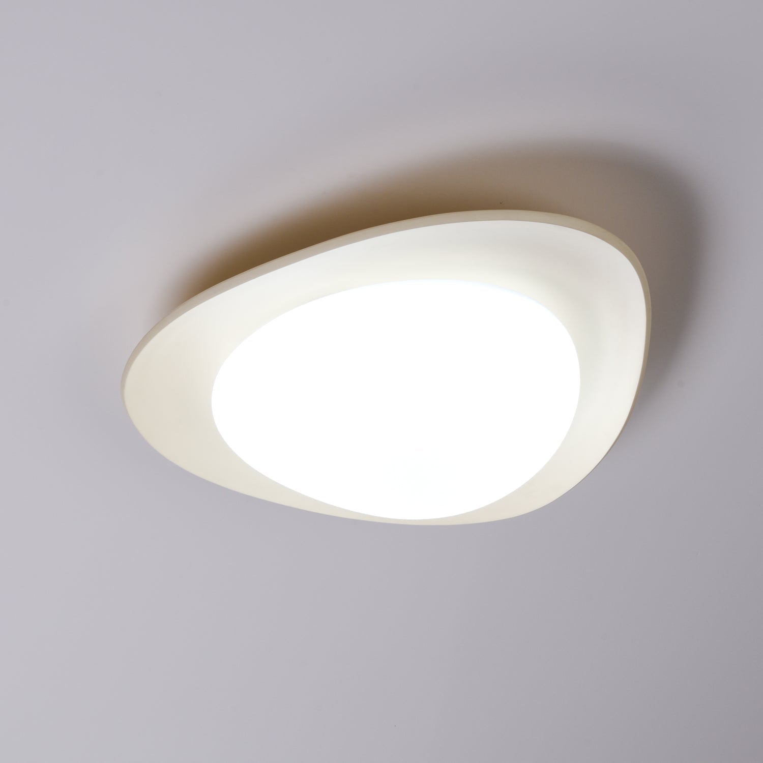 Tonia Resin Round Flush Mount LED Ceiling Light for Modern Interior Decor