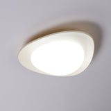 Tonia Resin Round Flush Mount LED Ceiling Light for Modern Interior Decor