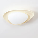Tonia Resin Round Flush Mount LED Ceiling Light for Modern Interior Decor