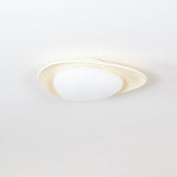 Tonia Resin Round Flush Mount LED Ceiling Light for Modern Interior Decor