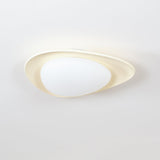 Tonia Resin Round Flush Mount LED Ceiling Light for Modern Interior Decor
