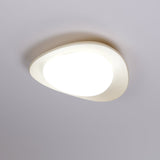 Tonia Resin Round Flush Mount LED Ceiling Light for Modern Interior Decor
