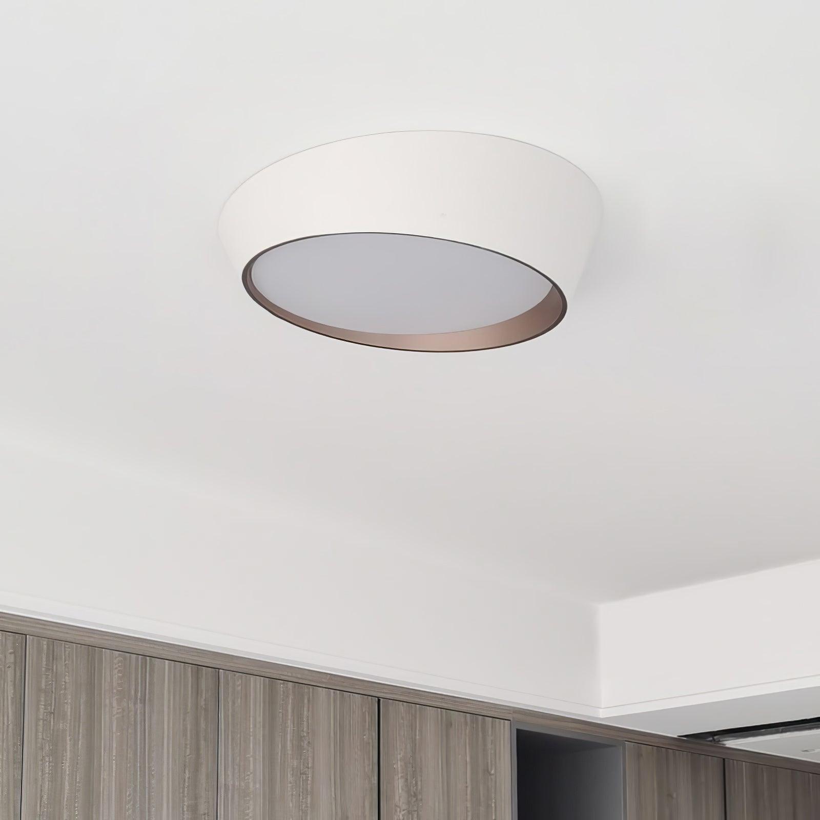 Toronto Minimalist Truncated Cone LED Ceiling Luminaire with Acrylic Diffuser