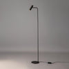 Modern Minimalist Adjustable LED Reading Floor Lamp with Slim Brass Body