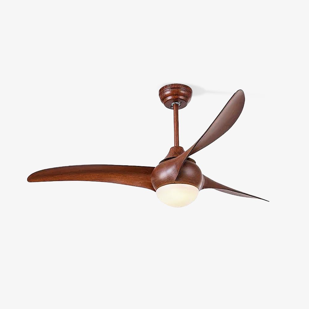 Traditional 52 Inch LED Ceiling Fan with Integrated Light and Remote Control