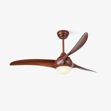 Traditional 52 Inch LED Ceiling Fan with Integrated Light and Remote Control