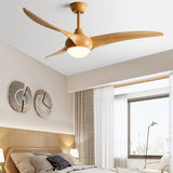 Traditional 52 Inch LED Ceiling Fan with Integrated Light and Remote Control
