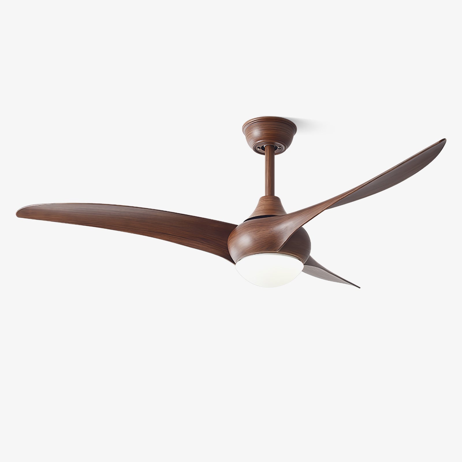 Traditional 52 Inch LED Ceiling Fan with Integrated Light and Remote Control