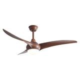 Traditional 52 Inch LED Ceiling Fan with Integrated Light and Remote Control