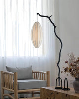 sculptural-tree-branch-standing-floor-lamp-with-elegant-fabric-lantern-shade