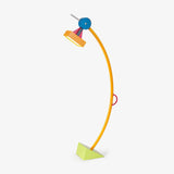 Modern Memphis Style Treetops Geometric Uplight Floor Lamp with Multi Color Finish