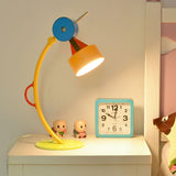 Modern Memphis Style Colorful Geometric LED Table Lamp with Stepless Dimming Control