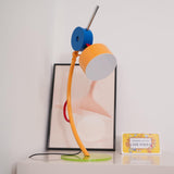 Modern Memphis Style Colorful Geometric LED Table Lamp with Stepless Dimming Control