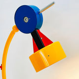 Modern Memphis Style Colorful Geometric LED Table Lamp with Stepless Dimming Control