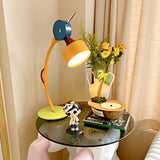 Modern Memphis Style Colorful Geometric LED Table Lamp with Stepless Dimming Control
