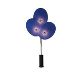 Modern Triple Floral Standing Lamp Multi Color Petal Shades for Living Room and Office
