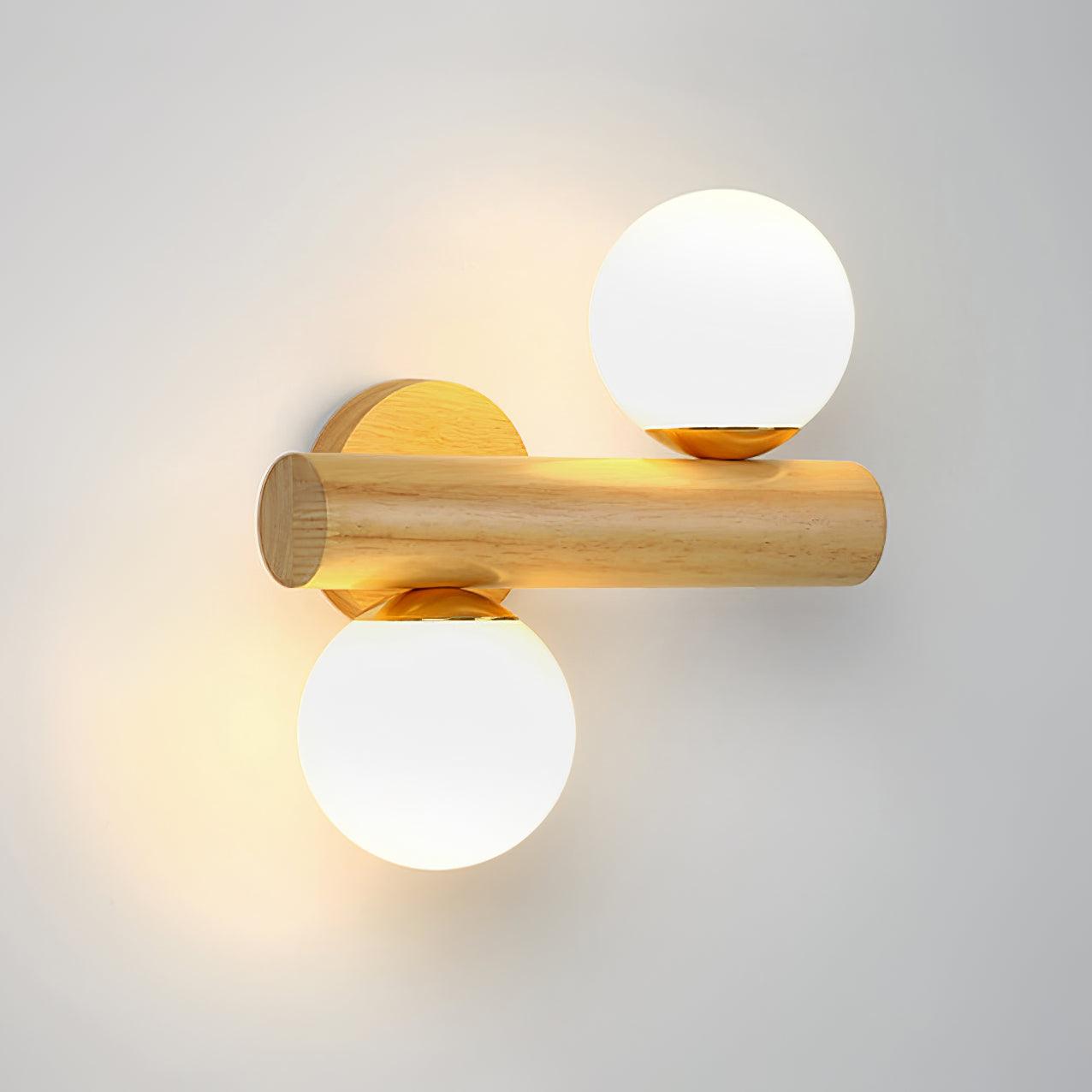 modern-tupelo-double-wooden-wall-sconce-with-rotatable-white-glass-shades-set-of-2-lighting