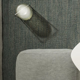 Modern Hand Blown Glass Lantern Table Lamp Stainless Steel Bedside Reading Light
