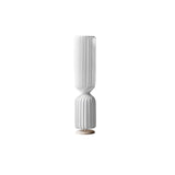 Contemporary White Twist Floor Lamp with Asymmetrical Design for Ambient Lighting