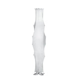 Modern Twist Silk Floor Lamp Tall Standing Light for Living Room and Bedroom