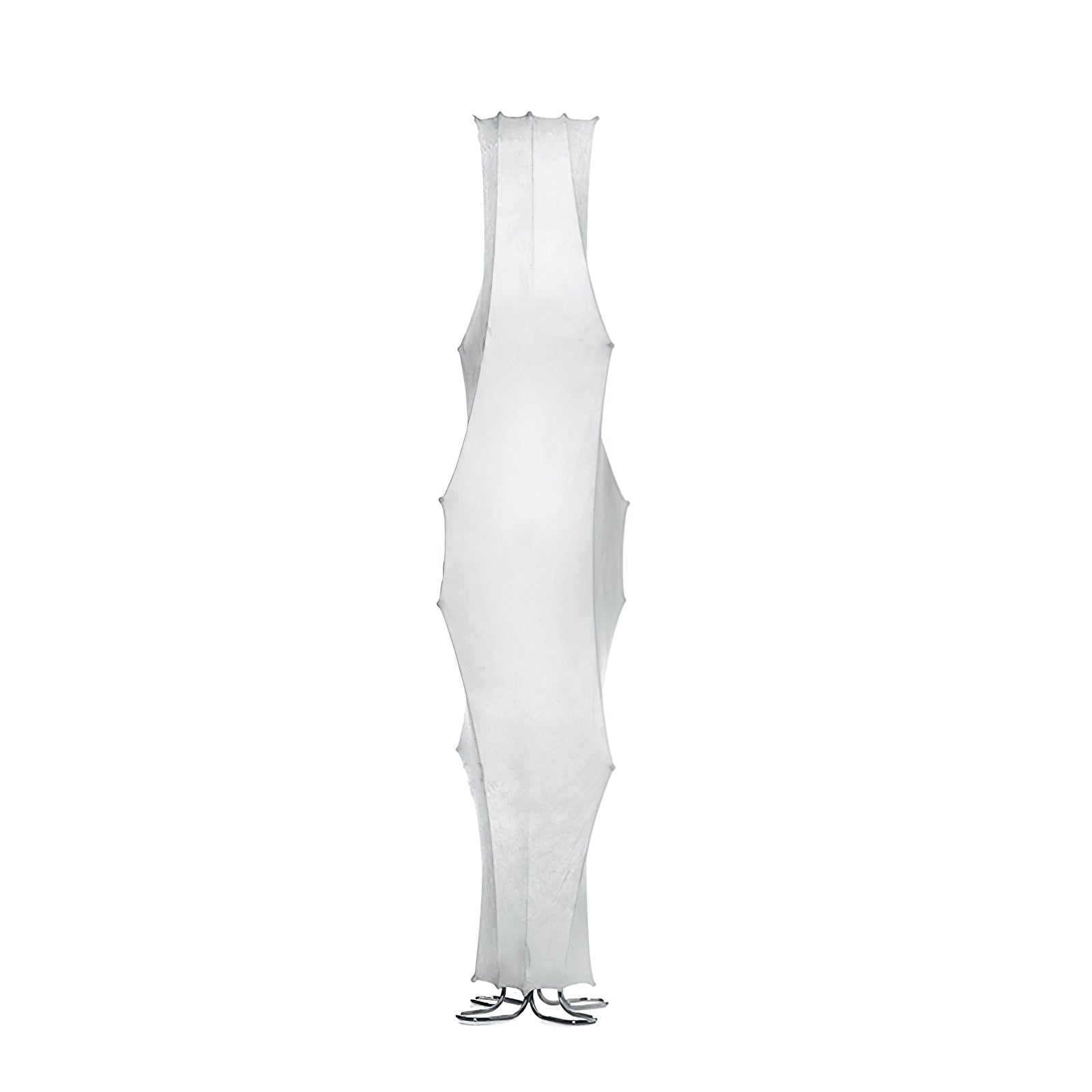 Modern Twist Silk Floor Lamp Tall Standing Light for Living Room and Bedroom