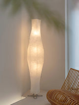 Modern Twist Silk Floor Lamp Tall Standing Light for Living Room and Bedroom