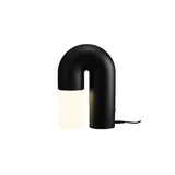Contemporary Arch Wood LED Table Lamp Minimalist U Shaped Desk Light for Home and Office