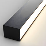 Modern Minimalism Ultra Slim Linear LED Ceiling Light Fixture with Three Color Modes and Integrated Lighting