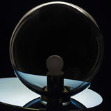 Modern Umbra Glass Sphere Table Lamp with Elliptical Shadow Effect for Desks