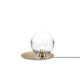 Modern Umbra Glass Sphere Table Lamp with Elliptical Shadow Effect for Desks
