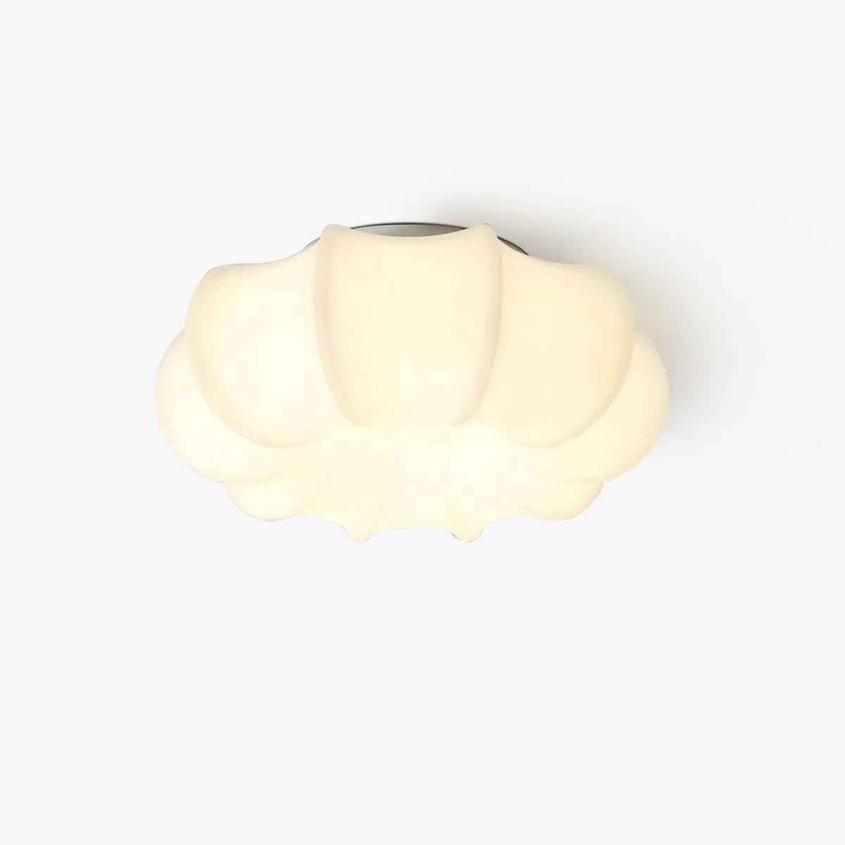 Contemporary White Umbrella LED Ceiling Lamp for Modern Bedroom and Nursery Decor