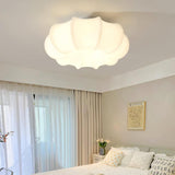Contemporary White Umbrella LED Ceiling Lamp for Modern Bedroom and Nursery Decor