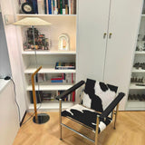 Modern Umbrella Style Wood Floor Lamp with Adjustable Height and Fabric Shade