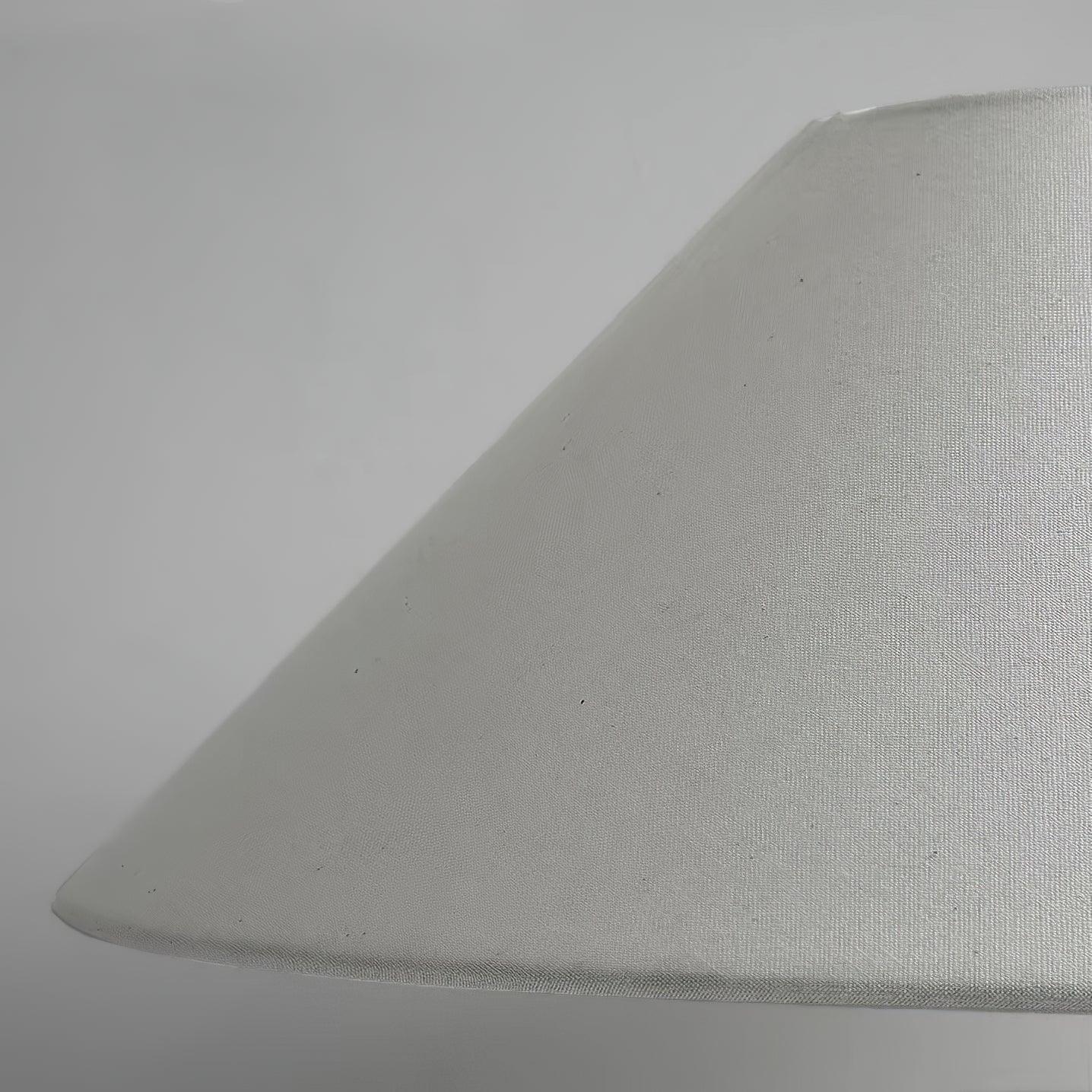 Handcrafted Textured Ceramic Table Lamp with White Fabric Shade for Living Room and Bedroom