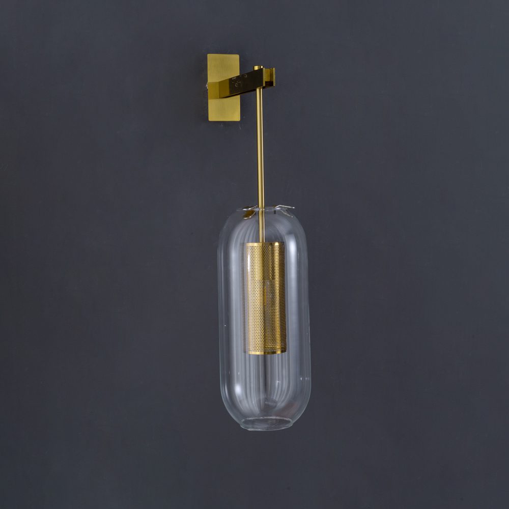 modern-vadim-glass-wall-sconce-with-perforated-metal-cage-and-brass-finish-for-luxury-interiors