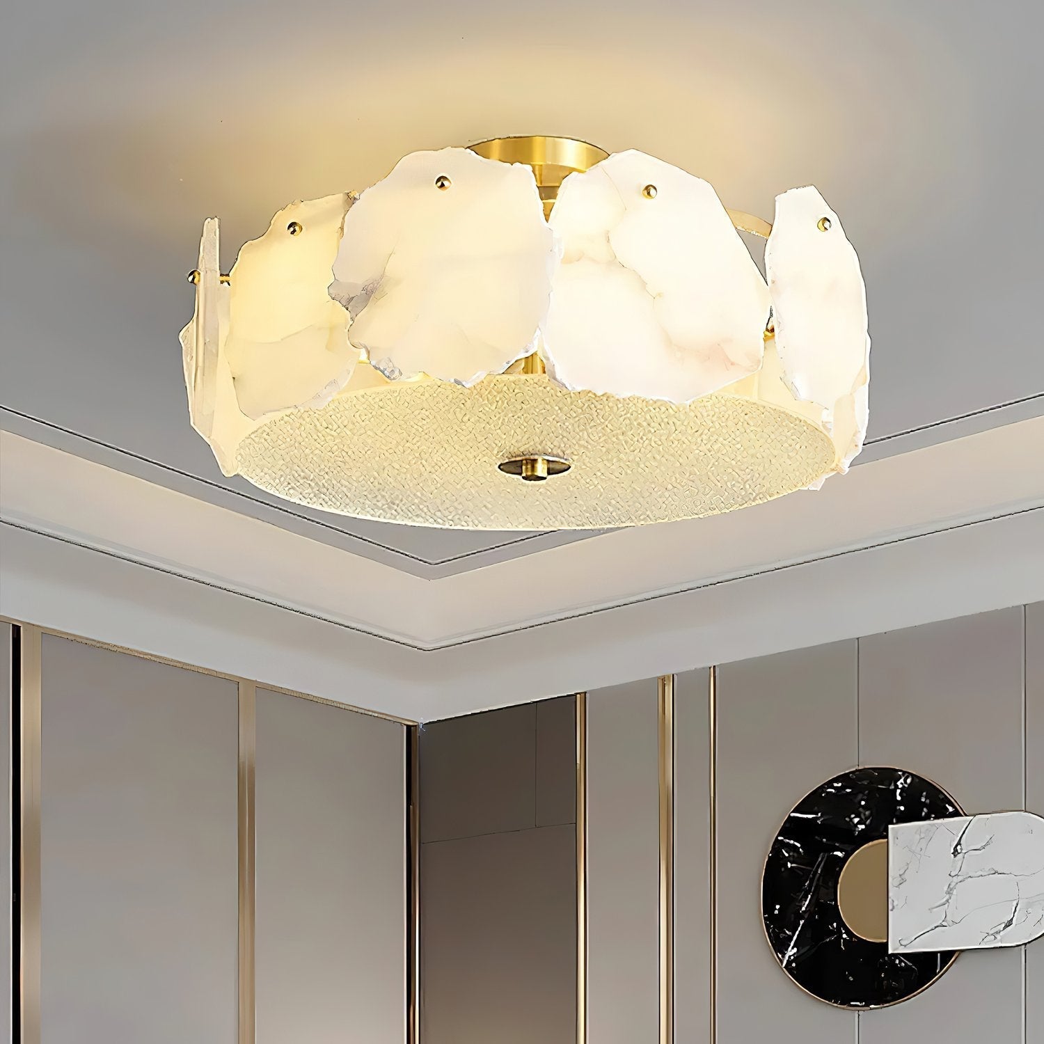modern-alabaster-stone-flush-mount-ceiling-light-with-brass-base-for-entryway-and-living-room