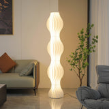 Modern Vapor Acrylic Uplight Floor Lamp with Integrated LED for Living Room Standing Light White