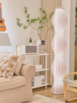 Modern Vapor Acrylic Uplight Floor Lamp with Integrated LED for Living Room Standing Light White