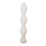 Modern Vapor Acrylic Uplight Floor Lamp with Integrated LED for Living Room Standing Light White