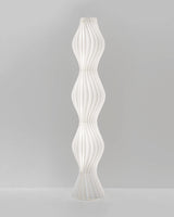 Modern Vapor Acrylic Uplight Floor Lamp with Integrated LED for Living Room Standing Light White
