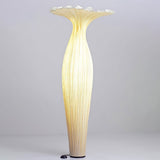 Modern Fabric Vase Floor Lamp with Integrated LED for Living Room Decor