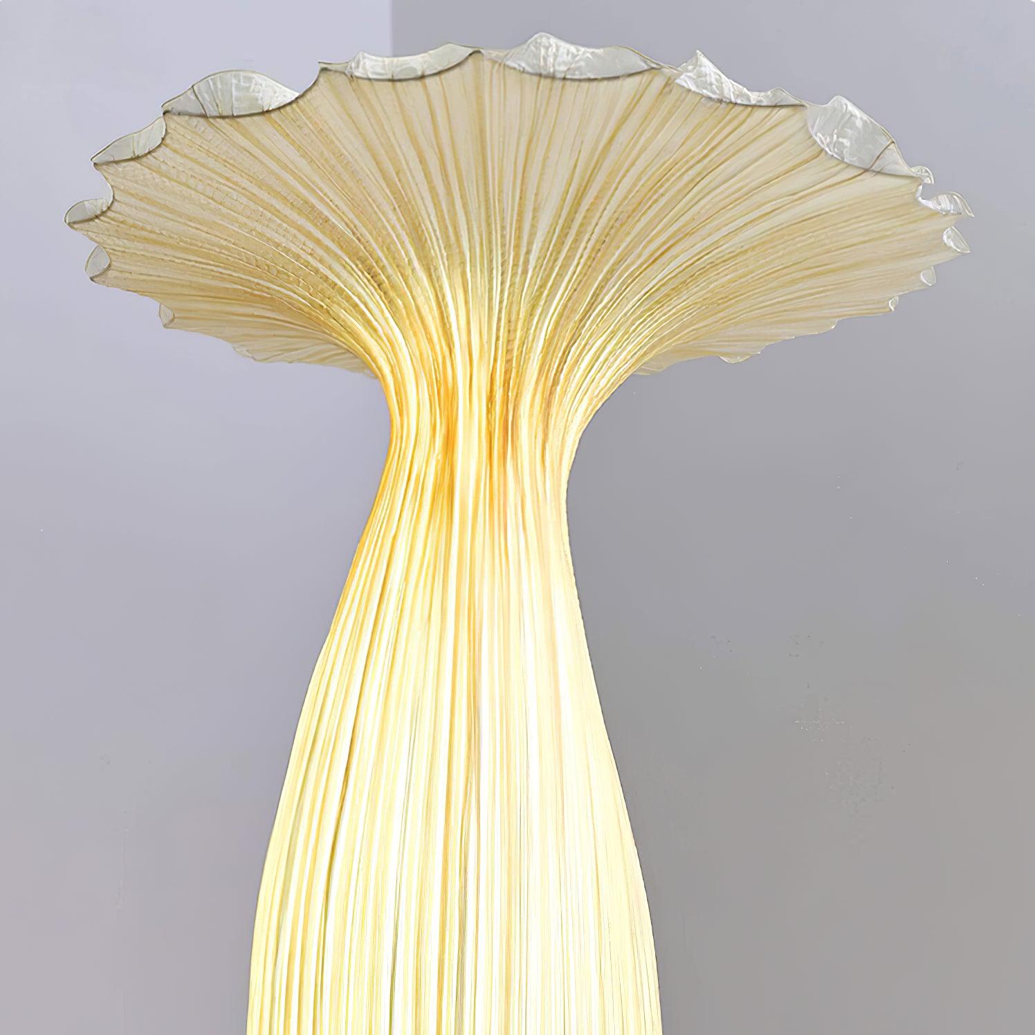 Modern Fabric Vase Floor Lamp with Integrated LED for Living Room Decor