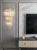 elegant-venetian-glass-rod-wall-light-gold-tapered-crystal-sconce