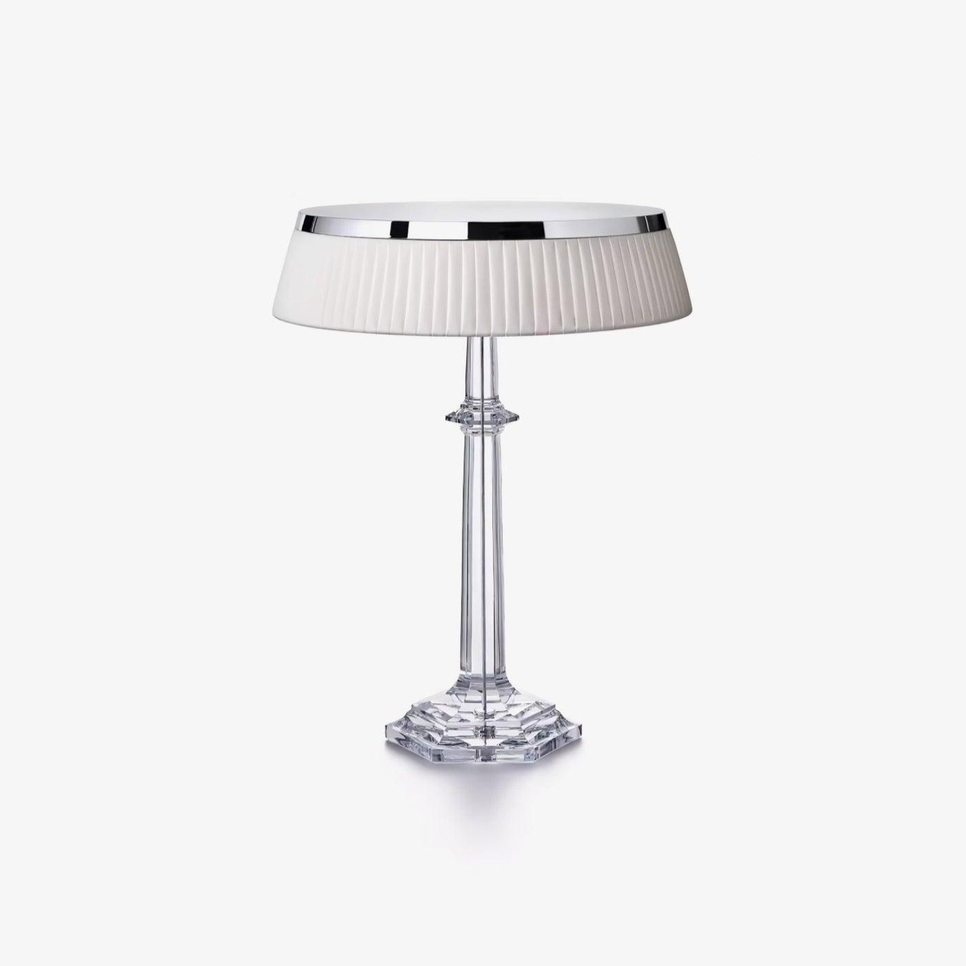 Versailles Modern Curved Glass Table Lamp for Bedroom and Office Task Lighting